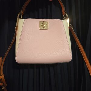 Kate Spade Pink and Cream Crossbody Bag